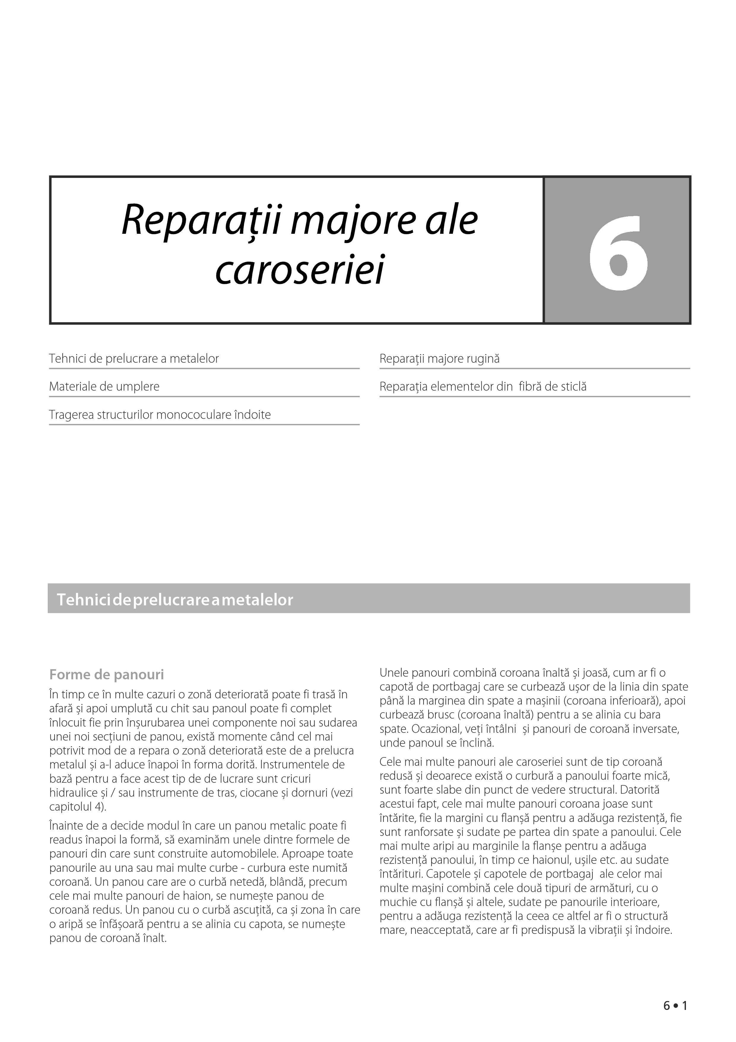 Manualul HAYNES pentru Caroserii 7