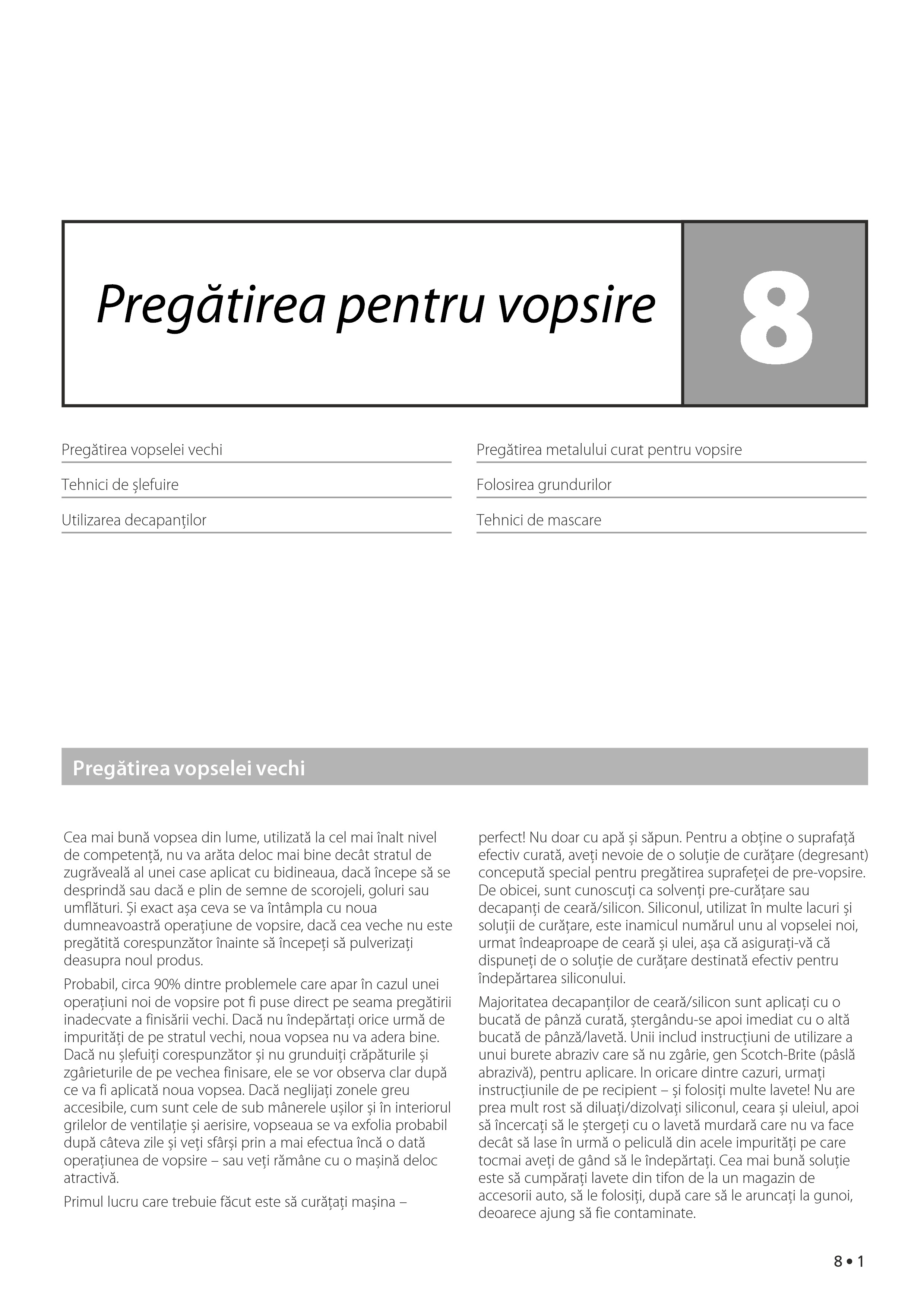 Manualul HAYNES pentru Caroserii 8