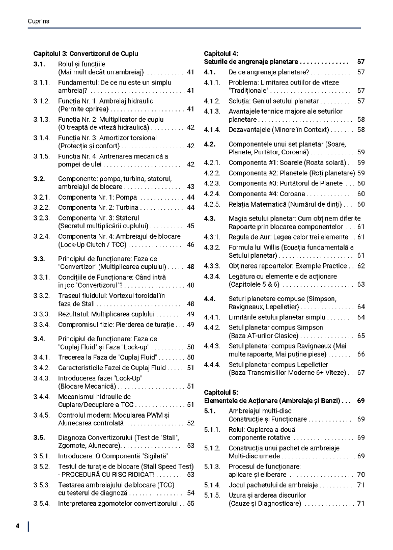 Cutii de viteze automate : Constructie - Functionare - Intretinere - Reparatii 3