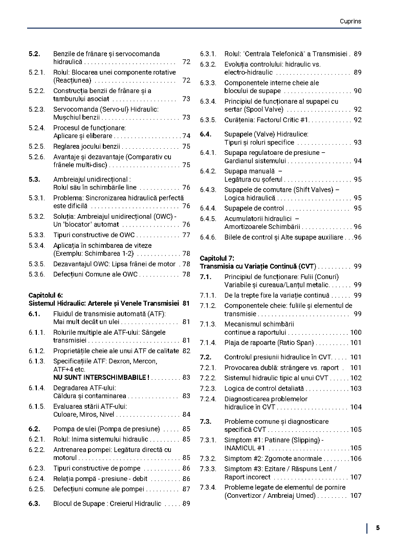 Cutii de viteze automate : Constructie - Functionare - Intretinere - Reparatii 4