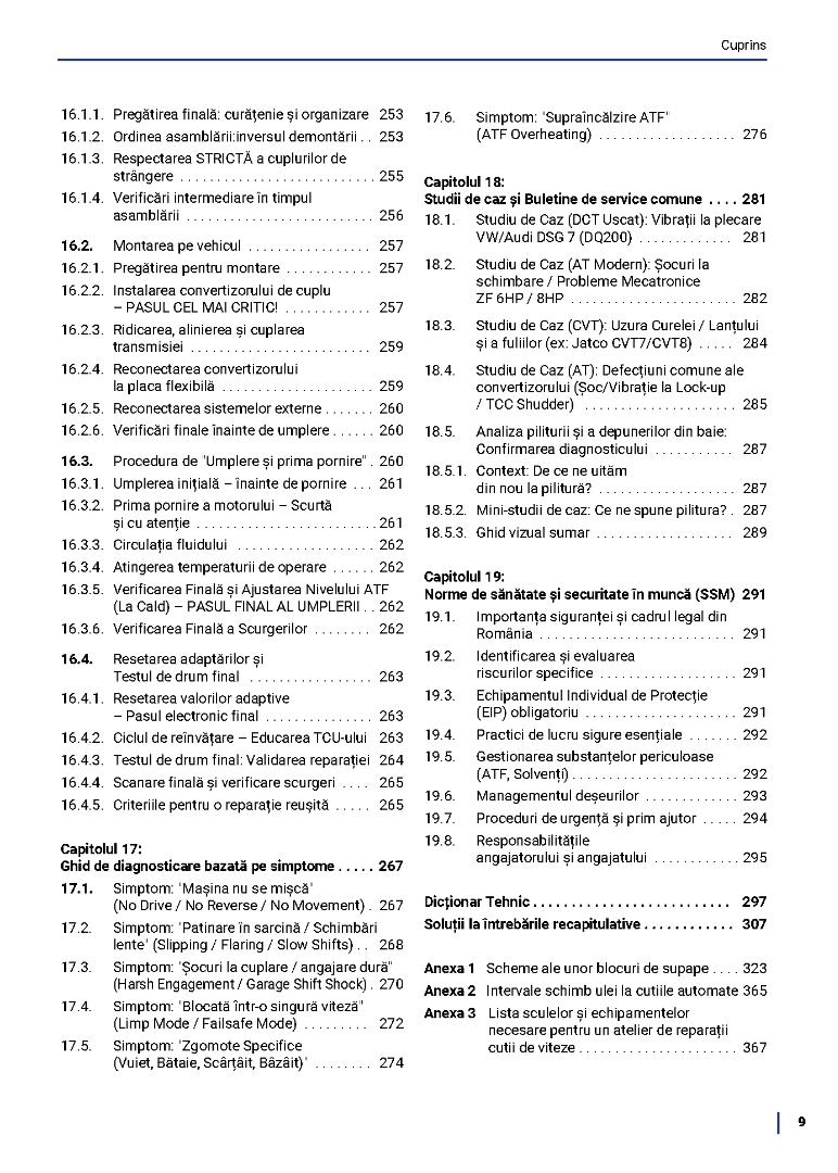 Cutii de viteze automate : Constructie - Functionare - Intretinere - Reparatii 8